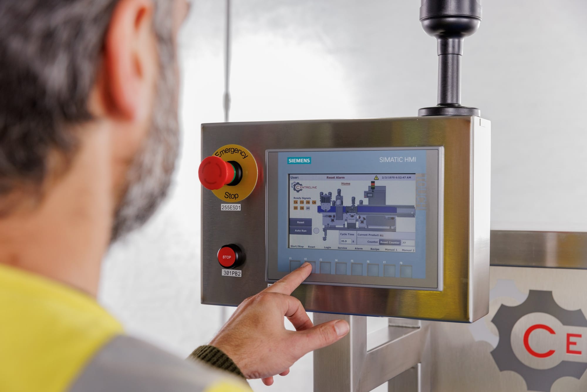 CFT-400 touch screen