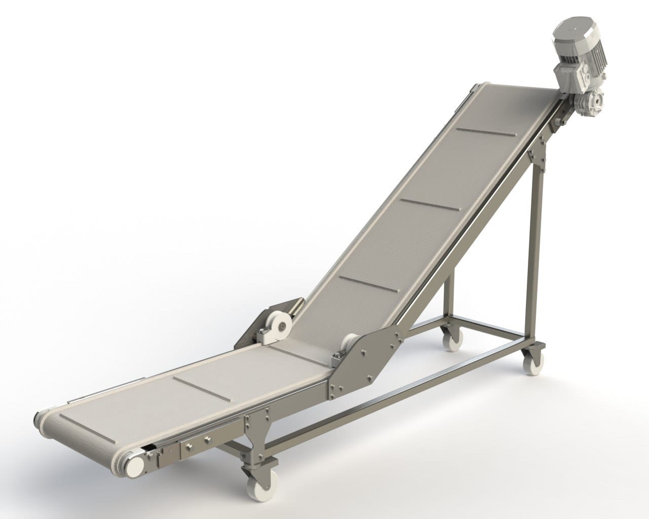 Slimline incline conveyor