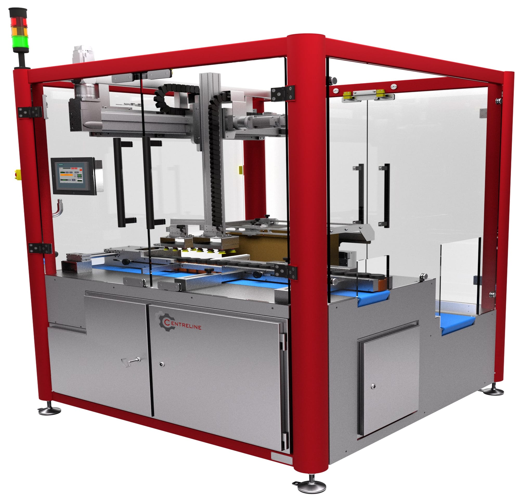 TCP-6D twin head top load case packer